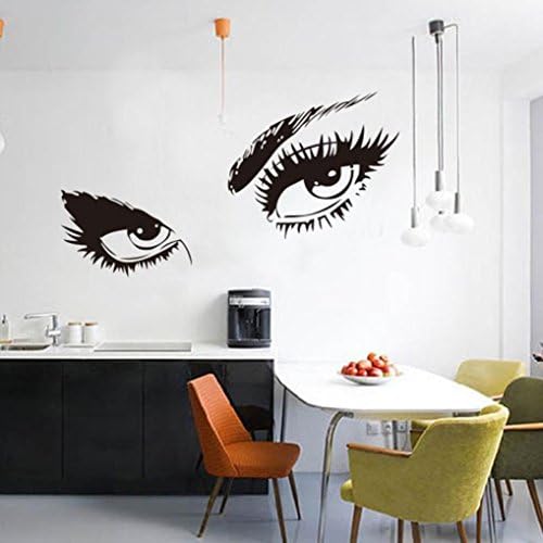 Elecenty Wall Stickers, Audrey Hepburn's Eyes Removale Living Room Home Vinyl Art Decoration Gifts (Black)