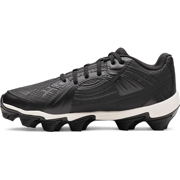Under Armour Glyde Sola Rm Jr Baskets Softball à crampons pour fille, (001) Noir/Blanc/Noir, 1 tout-petit