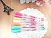 12 Assorted Glitter Pen Set Rainbow Colored Gel ink Pen 0.8mm Rollerball Point Pen for DIY Photo Album, Black Paper,Gift Card,Writing, Drawing,Coloring,Marking, 6 in 1 Ombre Ink, Smooth and Anti Skip
