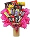 Candy Bouquet Fun Sized Mini Candy Variety Assortment – Congratulations – Birthday – Get Well Soon – Thank Youthumb 2
