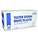 AmerCareRoyal Unwrapped Disposable Polystyrene Plastic Taster Spoons for Samples, Restaurants and Catering, 3