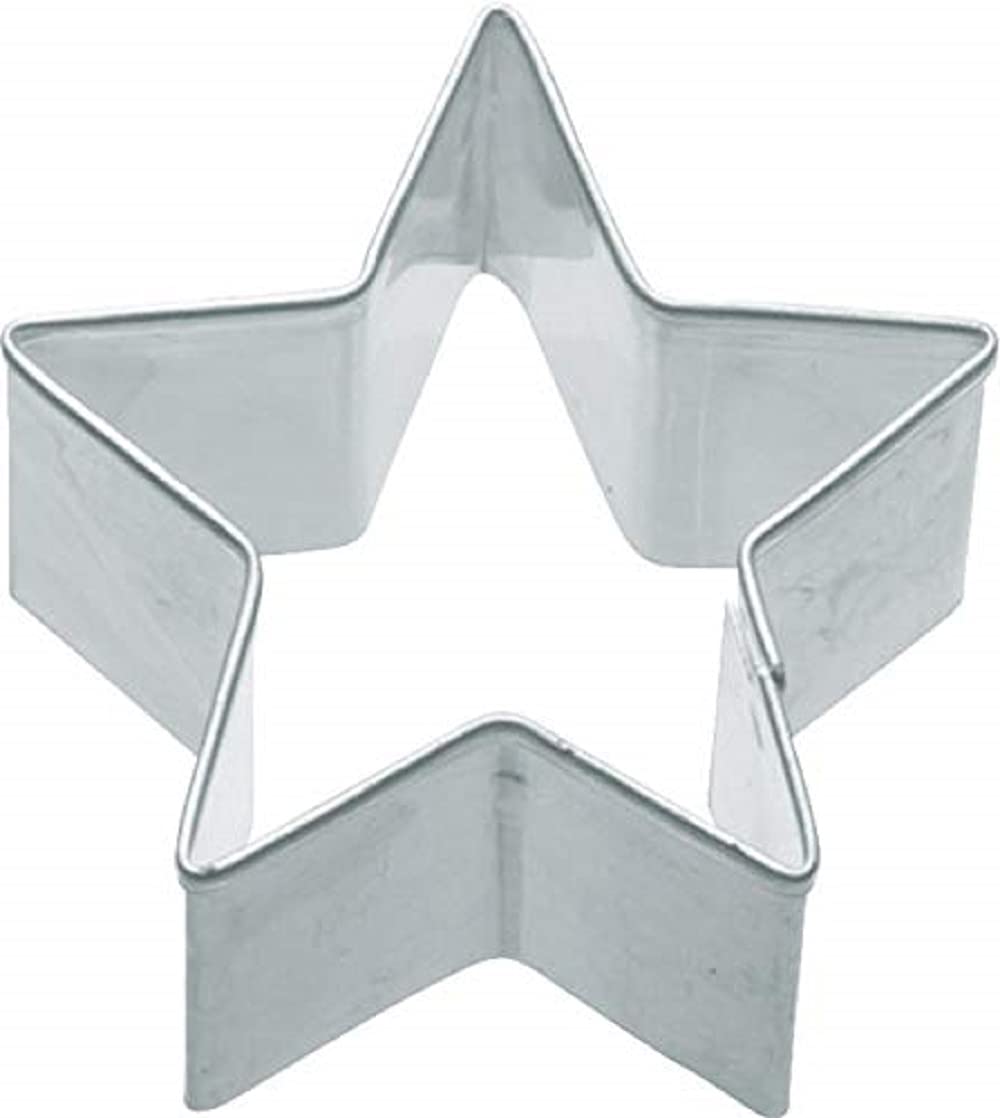 KitchenCraft Christmas Cookie Cutter, Star Shaped, Small, Stainless Steel, 5 x 5 x 2.5 cm