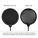 GOMILE Miccrophone Pop Filter Cover For Blue Yeti Mic Windscreen Metal Isolation Shield for Vocal Recording