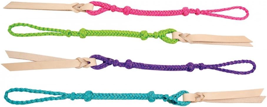 Equi-Sky Equisky Braided Barrel Quirt-Glitter Confetti/Pink