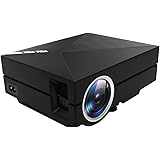 LSoug Multimedia Mini LED Projector International Version, Built in Speaker (Black)