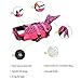 WOpet Dog Life Jacket Size Adjustable Dog Lifesaver Safety Vest (S, Pink)