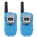 Crony T-388 UHF Band 3KM Small Walkie Talkie Blue(2 pcs)