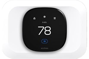 BAOKZZOM Wall Plate Cover Compatible with New 2022 Ecobee Smart Thermostat Premium & 2022 Ecobee Smart Thermostat Enhanced, Programmable WiFi Thermostat Accessory, White