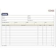 Adams Invoice Book, 3-Part, Carbonless, 5.56 x 8.44 Inch, 50 Sets per Book, White, Canary, and Pink (TC5840), White/Canary/Pink