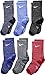 Nike Boys Performance Crew Socks - 6 Pair (Medium, Multicolor 3)