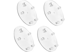 AIEX 4 Pack Replacement for Vormax Toilet Tank Flapper Seal Gasket 3’’, Silicone Toilet Flapper Seal Compatible with American Standard 7381424-100.0070A