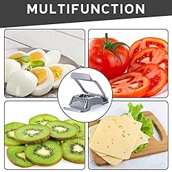 Egg slicer for hard boiled eggs heavy duty aluminum