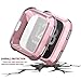 UHKZ Compatible Fitbit Versa Bands, Stainless Steel Mesh Milanese Sport Metal Wristband Loop Accessories for Women Men with Fitbit Versa Screen Protector Case Compatible Fitbit Versa Smartwatch