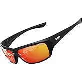 BLBAN Polarized Sports Sunglasses for Men Women, Ideal for Fishing Running Driving Wrap Around Sunglasses, UV400 Protection