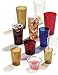 Carlisle FoodService Products Stackable Tumbler Plastic Tumbler for Restaurants, Catering, Kitchens, Plastic, 8.1 Ounces, Clear, (Pack of 72)