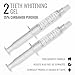 Professional Teeth Whitening Kit - Made in USA - includes 2 Whitening Gel, 2 Tooth Remineralization Gel, Whitening Trays and LED Accelerator Whitener Light for Faster Results.