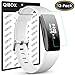 Fitbit Inspire Screen Protector (Compatible with Fitbit Inspire HR), QIBOX 12-Pack Full Coverage Screen Protector Cover Waterproof HD Film Saver for Fitbit Inspire HR & Fitbit Inspire Fitness Tracker
