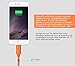 iPhone Lightning Cable, Cambond Apple Certified iPhone Cord 8 Pin Lightning Cable for iPhone 7/7 Plus / 6/6 Plus / 6s / 6s Plus, iPhone 5, iPad Air, Mini, iPad Pro (Orange 10ft)
