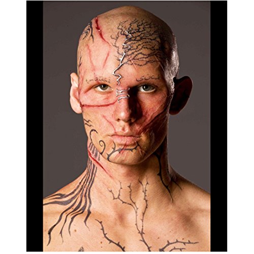 Alex Pettyfer in Beastly as Kyle Kingson with Tattoo's Covering Face 8 X 10 Inch Photo