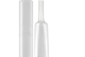 XHF Dual Wall Heat Shrink Tubing Clear 3:1 Ratio Heat Activated Adhesive Glue Lined Marine Shrink Tube Wire Sleeving Wrap Pro