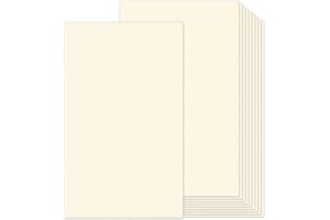 8.5 x 14 Ivory Cardstock 110lb, Goefun Heavy Weight Legal Paper 100 Pack, Cream Legal Size Cardstock for Printing, Crafts, Drawing, Posters, Menus, Covers, Long Forms