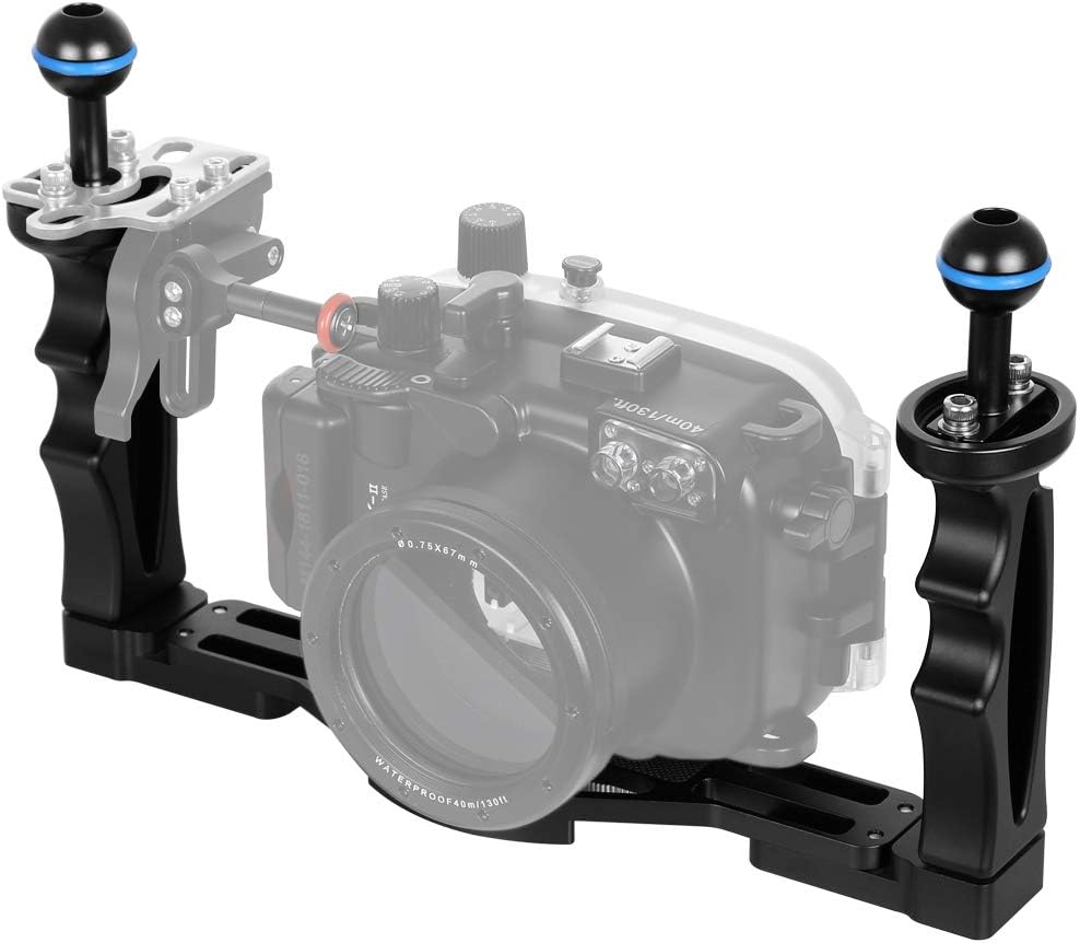 JINGZ Dual Handles Aluminium Alloy Tray Stabilizer for Underwater