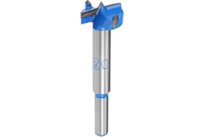 uxcell Forstner Drill Bits 25mm, Tungsten Carbide Wood Hole Saw Auger Opener, Woodworking Hinge Hole Drilling Boring Bit Cutt