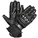 Men's Motorcycle Mesh & Leather Carbon Fiber Cruiser Ventilated Biker Gloves L