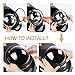 Blitzwolf Anzone Pet Portable Carrier Space Capsule Backpack, Pet Bubble Traveler Knapsack Multiple Air Vents Waterproof Lightweight Handbag for Cats Small Dogs & Petite Animals-Black,30L