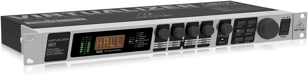 Behringer VIRTUALIZER 3D FX2000 High-Performance 3D Multi-Engine Effects Processor, Silver and Black, Silver,Black - Image 3