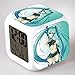 FashionM Mxnpolar Vocaloid Hatsune Miku Cosplay Alarm Clock LED Light Nightlight Accessories