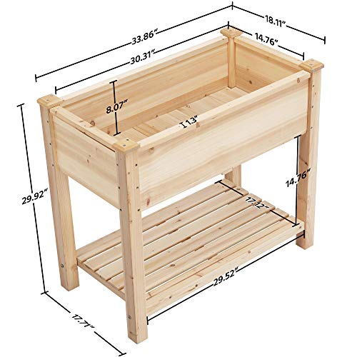 Best Wooden Raised Elevated Garden Bed Kit 2020