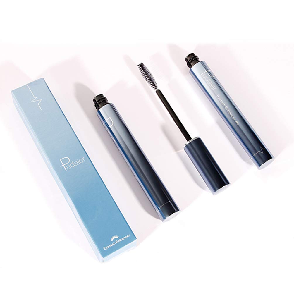 Eyelash Growth Serum,Pudaier 100% Natural Brow Lash Enhancer Eyelash Booster Natural Eyebrow Lash Enhancer Irritation Free Formula for Longer Fuller Thicker Lashes(5ml) Blue