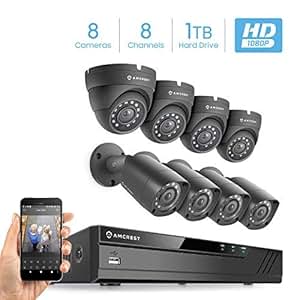 Amazon.com : Amcrest Full-HD 1080P 8CH Video Security