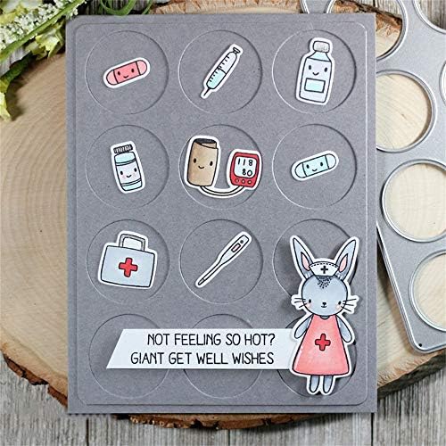 AJDMART 1PC DIY Circle Spot Background Metal Cutting Dies Craft Card Embossing Stencil 100 * 81mm Scrapbooking 2018 New Album