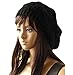 Senchanting Women Lady Winter Warm Knitted Crochet Slouch Baggy Beret Beanie Hat Cap (Black)