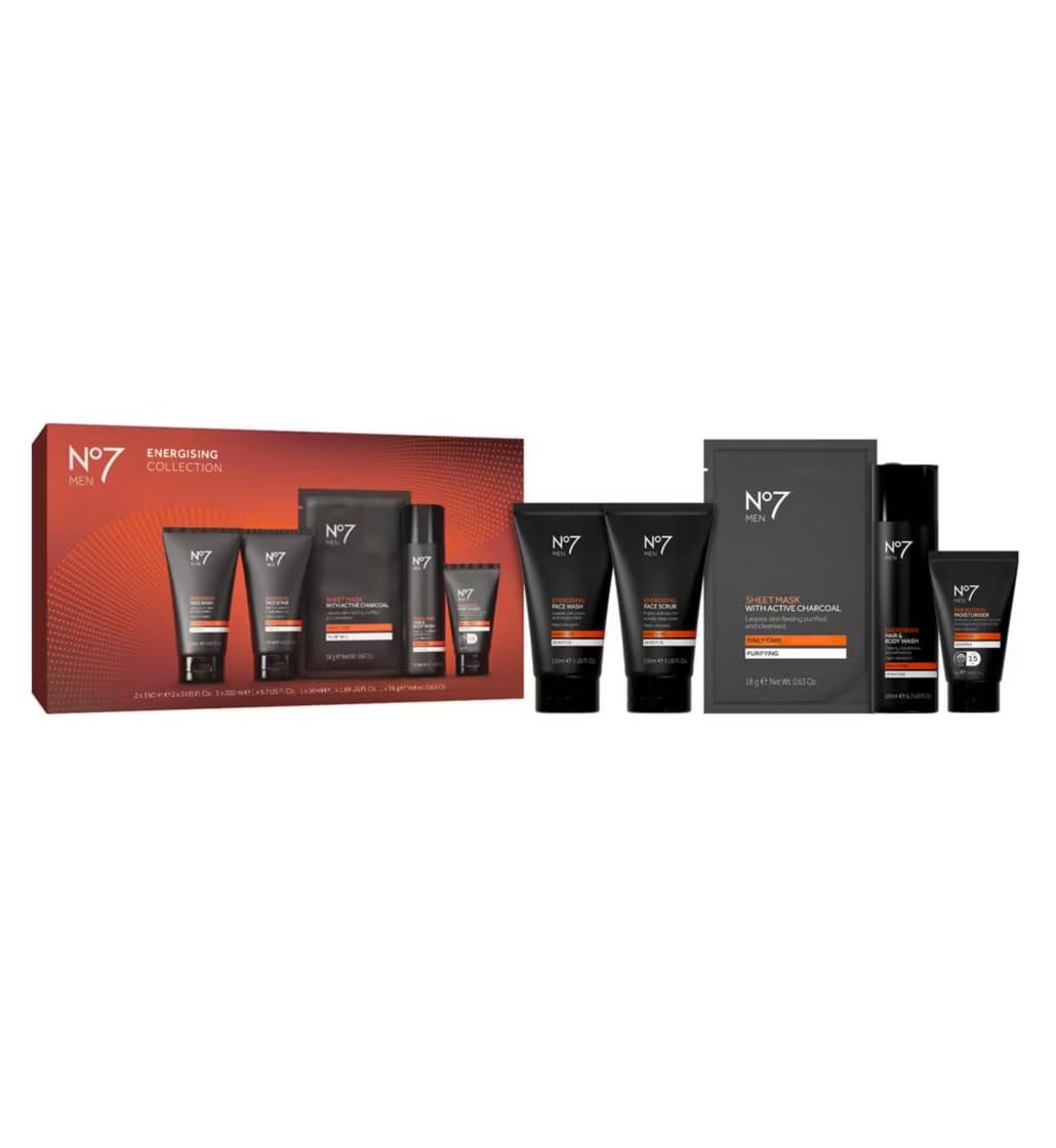 No7 Men Energising Collection Boxed Set