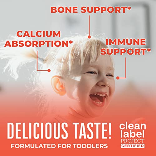 MaryRuth Organics Vitamin D3, K2, Drop, Liquid Supplement for Toddlers