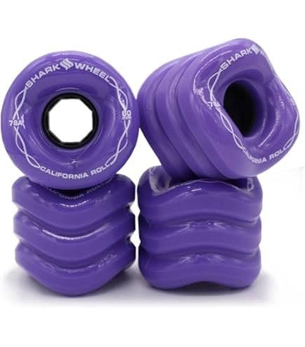 Amazon.com: Shark Wheel 60mm 78a, Skateboard Cruising Wheels