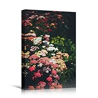 Canvas Wall Art Assorted Fields Bohemian Colorful Floral Group Multicolor Photography - 12x18 inches