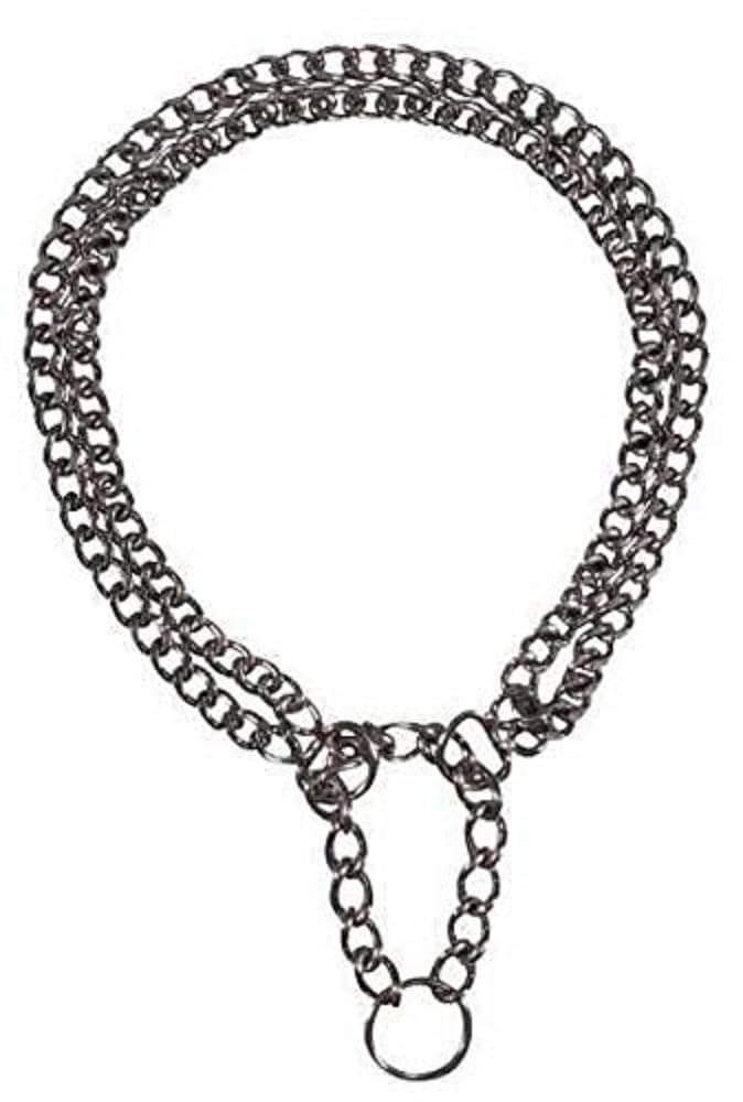 TRIXIE pull-stop chain collar size L-XL: neck circumference 60 cm/2.0 mm – durable chain dog collar large to very large-sized dogs, chrome-plated, easy to Clean, 2246 — image 1