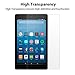 All-New Fire HD 8 Screen Protector,Tempered Glass Screen Protector Film for All-New Fire HD 8 Tablet with Alexa (7th 2017 Release) [9H Hardness] [Crystal Clear] [Bubble Free]