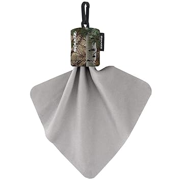 Alpine Innovations Spudz Pro Set mit 25x25cm Mikrofasertuch und Antibeschlagspray Brillentuch Reinigungstuch für Ferngläser B
