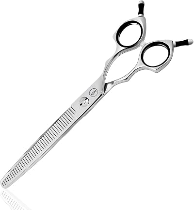 HASHIMOTO Straight Fluffer Scissors 42 Teeth 50% Thinning 7.0 in Lightweight