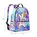 ALAZA Kids Unicorn Backpacks for Girls, Galaxy Girls School Bookbags for Elementary
