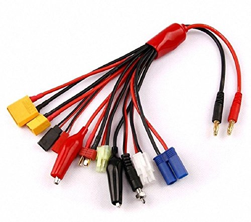 HRB 10 in 1 Multifunctional Charger 4.0mm Banana Adapter Connector Remote Control Toys Parts
