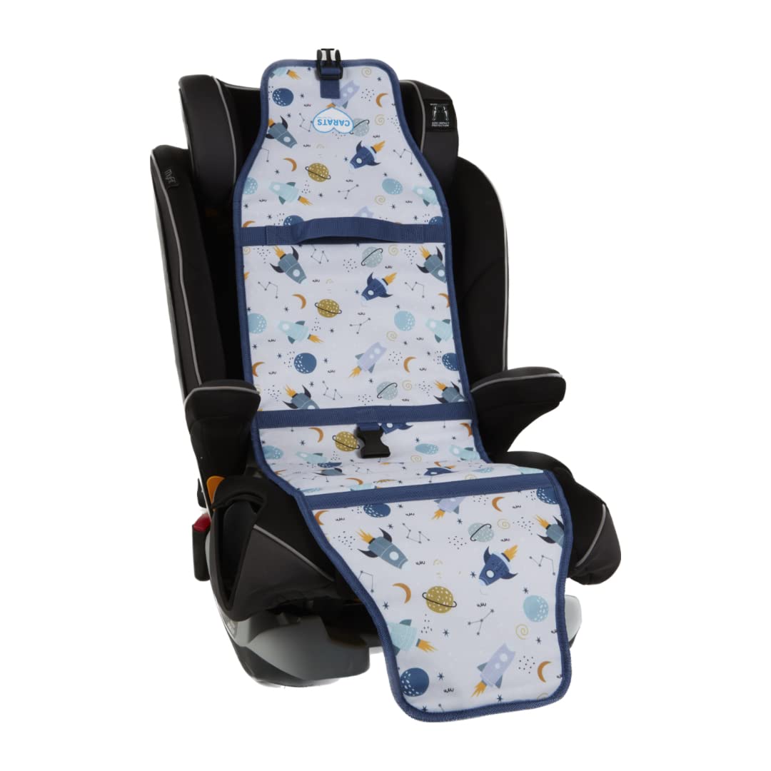 Photo 1 of Cool Carats Car Seat Cooling Pad for Babies, Toddlers, and Kids - Comfortable and Durable Cooling Pad for Hot Summer Days - One Size Fits All, Space White