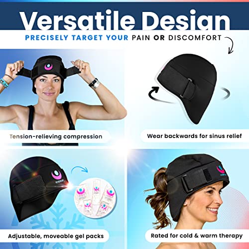 Icekap Migraine Relief Cap (2Hour Cooling) — Cold Cap for Headache