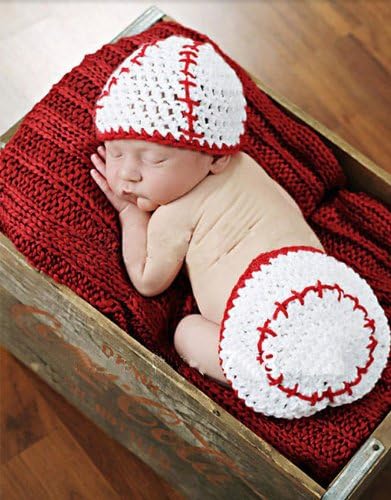 crochet baby baseball hat