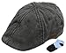 Epoch Men's newsboy Vintage Cotton Washed duckbill IVY Hat With Low Cut Sock